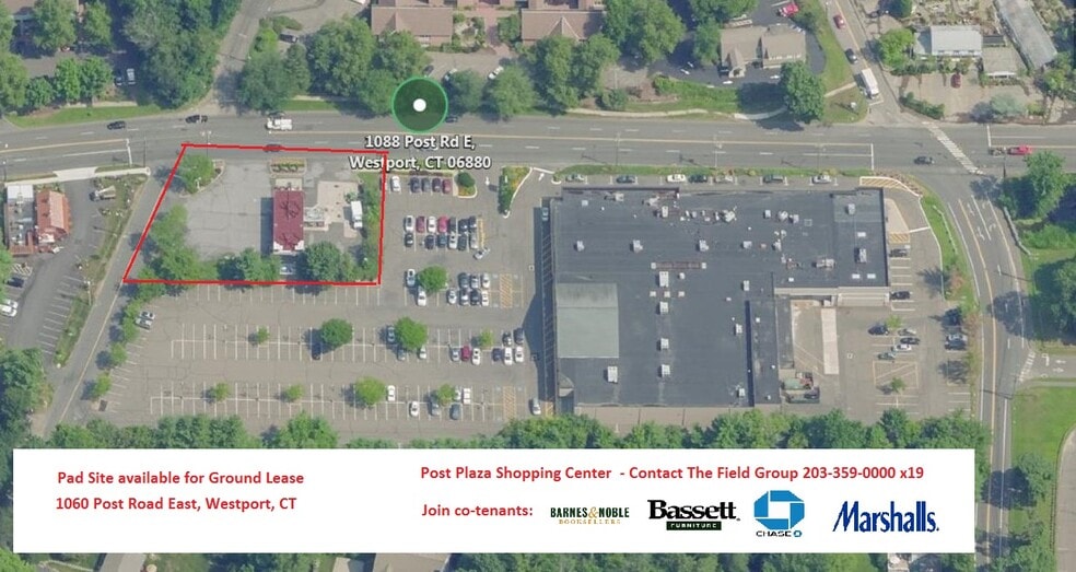 More Photos Of 1088 Post Rd E, Westport Bank For Lease