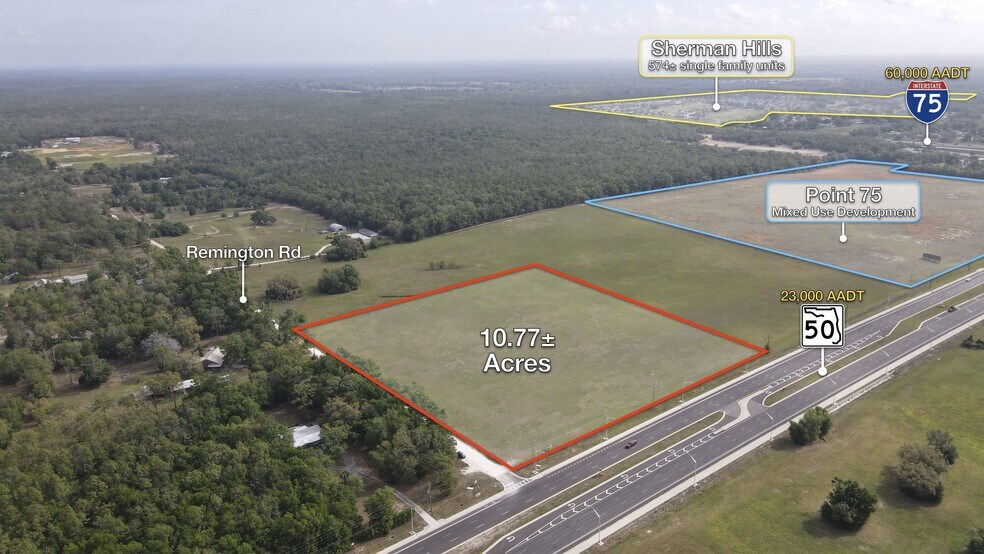 More Photos Of SR 50 & Remington Rd., Brooksville Land For Sale