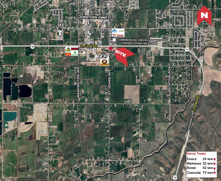 More Photos Of 2010 S Johns Ave, Emmett Land For Lease