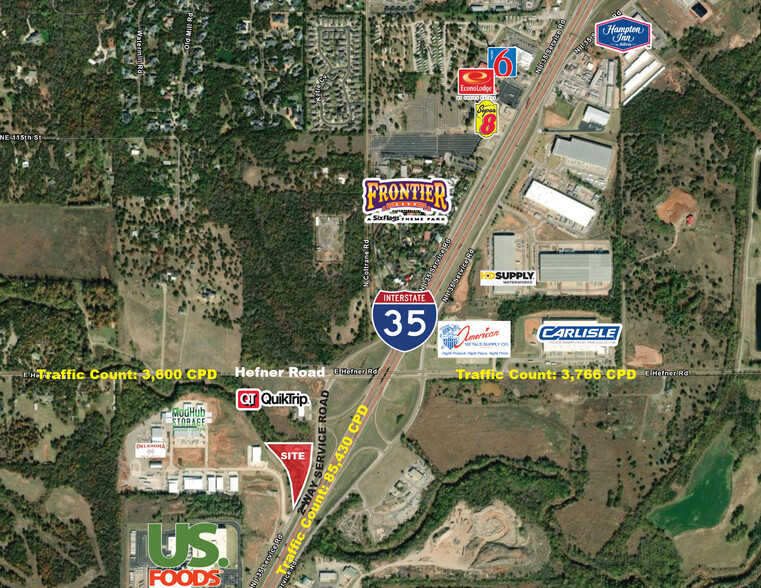 Primary Photo Of 10601 N I 35 Service Rd, Oklahoma City Land For Lease