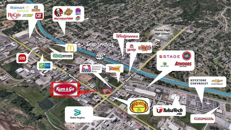 More Photos Of 230 S Adams Rd, Sand Springs Convenience Store For Sale
