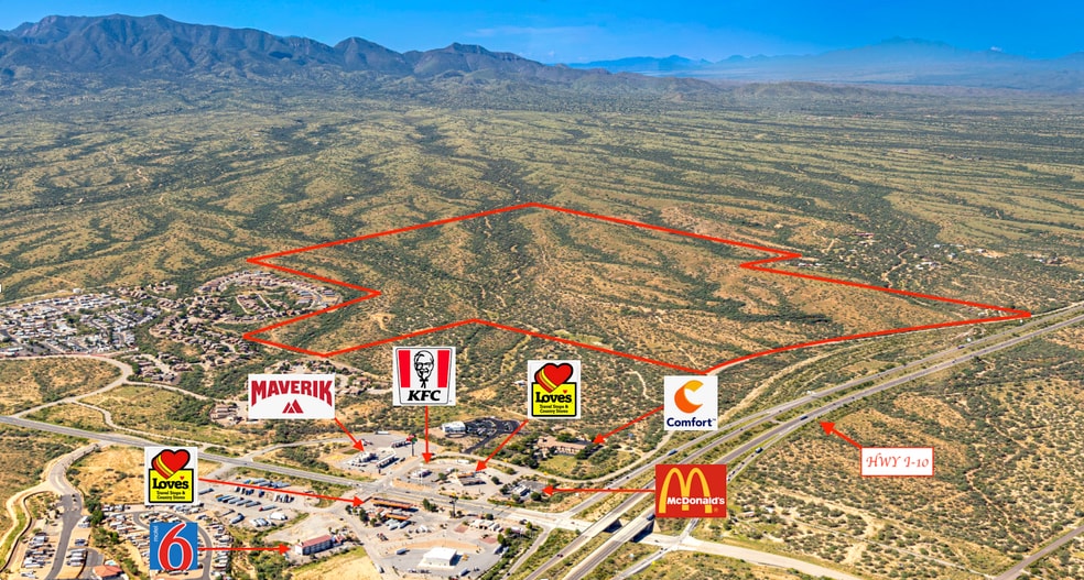 Primary Photo Of I-10 & Hwy 90 388-453 Acres Multiple Zonings hwy, Benson Land For Sale