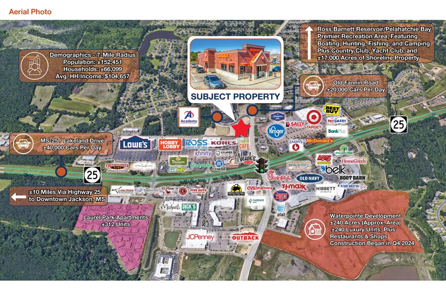 More Photos Of 1724 Old Fannin Rd, Flowood Fast Food For Sale