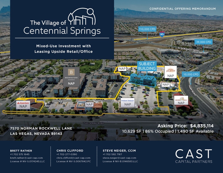 More Photos Of 7570 Norman Rockwell Ln, Las Vegas General Retail For Sale
