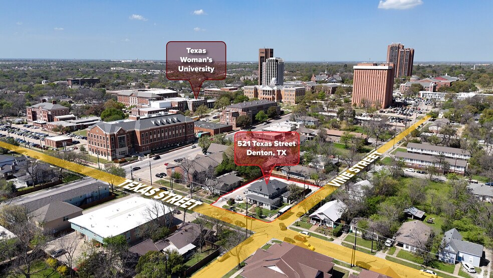 Primary Photo Of 521 Texas St, Denton Apartments For Sale