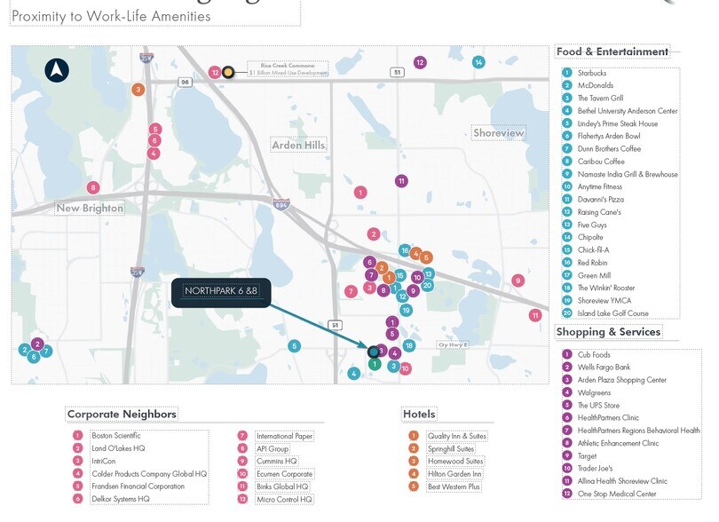 More Photos Of 8 Pine Tree Dr, Arden Hills Office For Sale