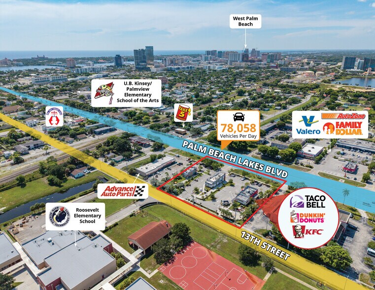 More Photos Of 1225 Palm Beach Lakes Blvd, West Palm Beach Fast Food For Sale