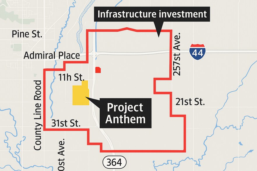 More Photos Of Creek Tpke, Catoosa Land For Sale