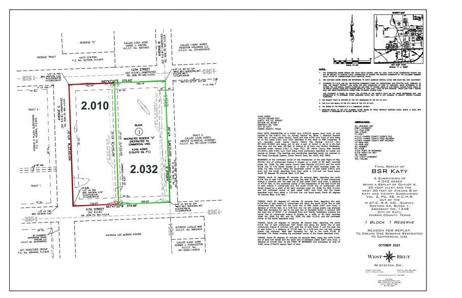 More Photos Of 0 11th St, Katy Land For Sale