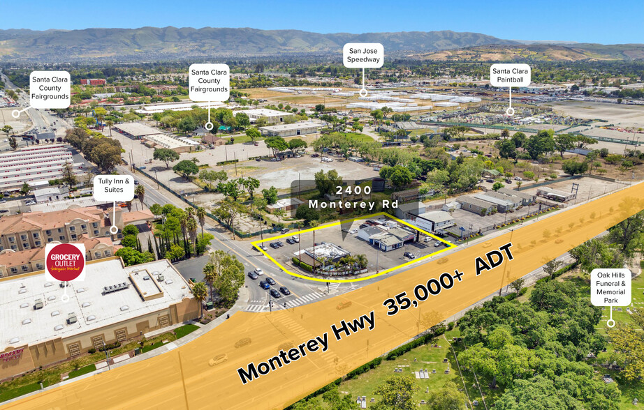 Primary Photo Of 2400-2410 Monterey Hwy, San Jose Restaurant For Sale