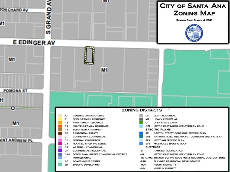 More Photos Of 1540 E Edinger Ave, Santa Ana Land For Sale
