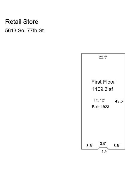 More Photos Of 5613 S 77 St, Omaha Storefront For Lease