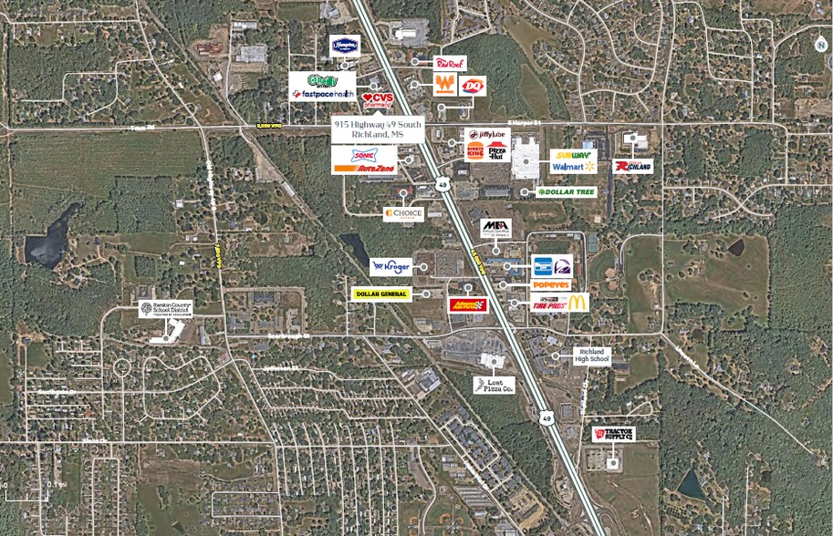 More Photos Of 915 Highway 49 S, Richland Drugstore For Sale