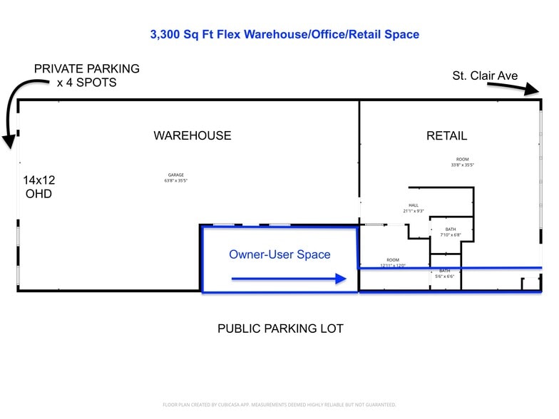 More Photos Of 1421 St Clair Ave NE, Cleveland Storefront For Lease