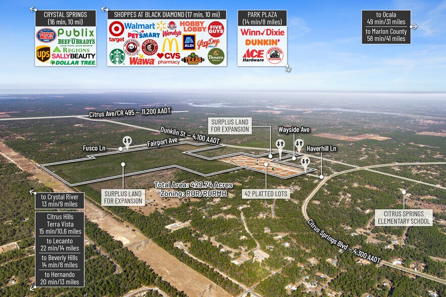 More Photos Of 5181 W Dunklin St, Dunnellon Land For Sale