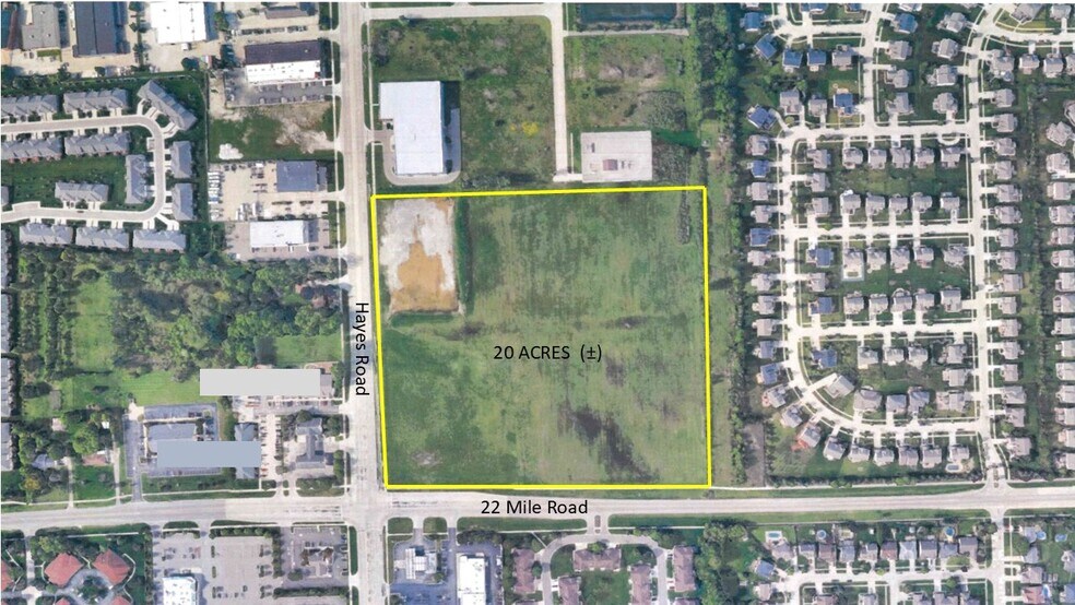 More Photos Of 22 Mile and Hayes Residential, Macomb Township Land For Sale