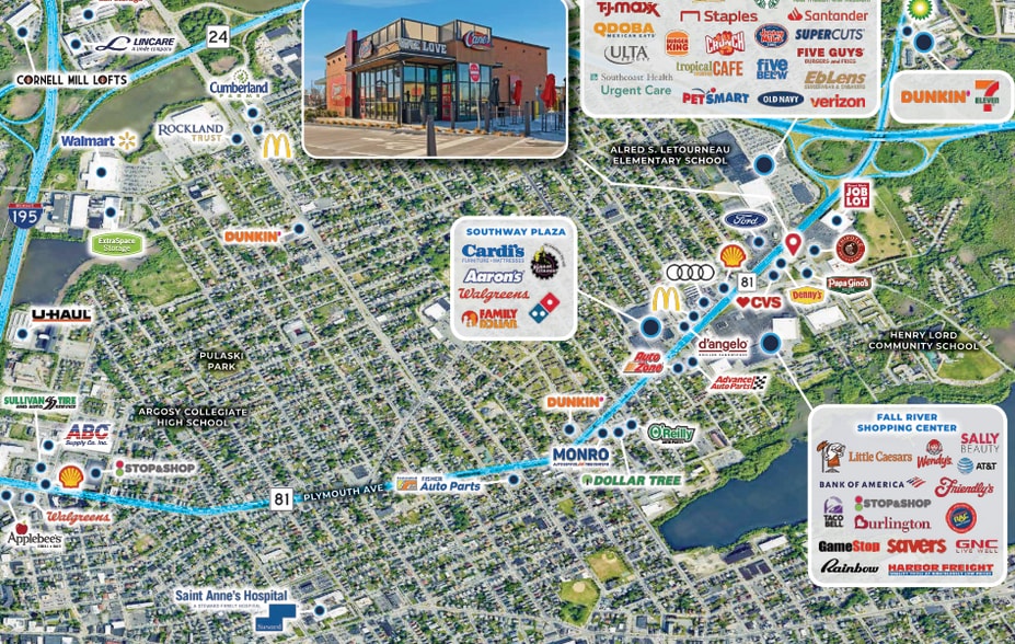 More Photos Of 323 William S Canning Blvd, Fall River Fast Food For Sale