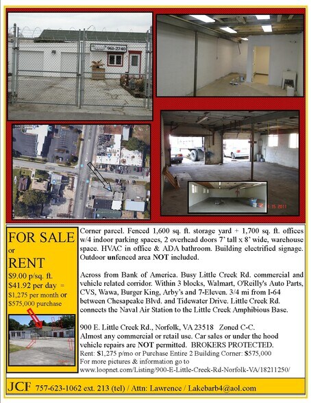 More Photos Of 900 E Little Creek Rd, Norfolk Garden Center For Lease