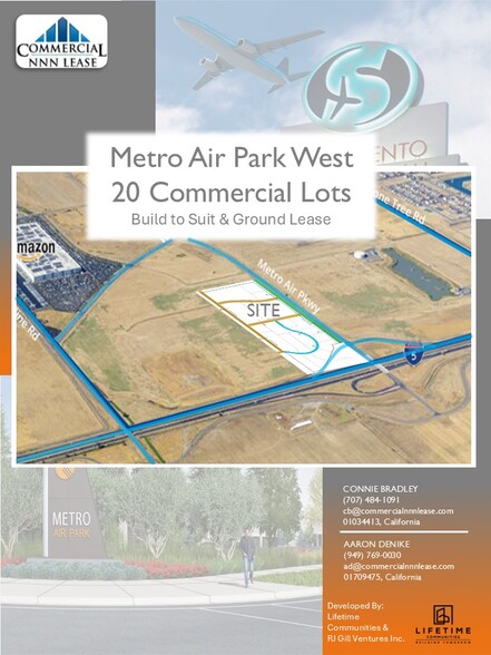 Primary Photo Of Metro Air Parkway at I-5 Pky @ Meister, Sacramento Land For Lease