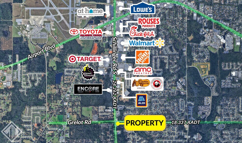 More Photos Of 1401 Schillinger Rd, Mobile Freestanding For Sale