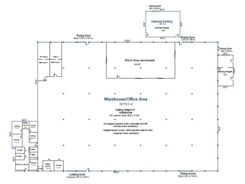 More Photos Of 315 Industrial Rd, Summerville Warehouse For Lease