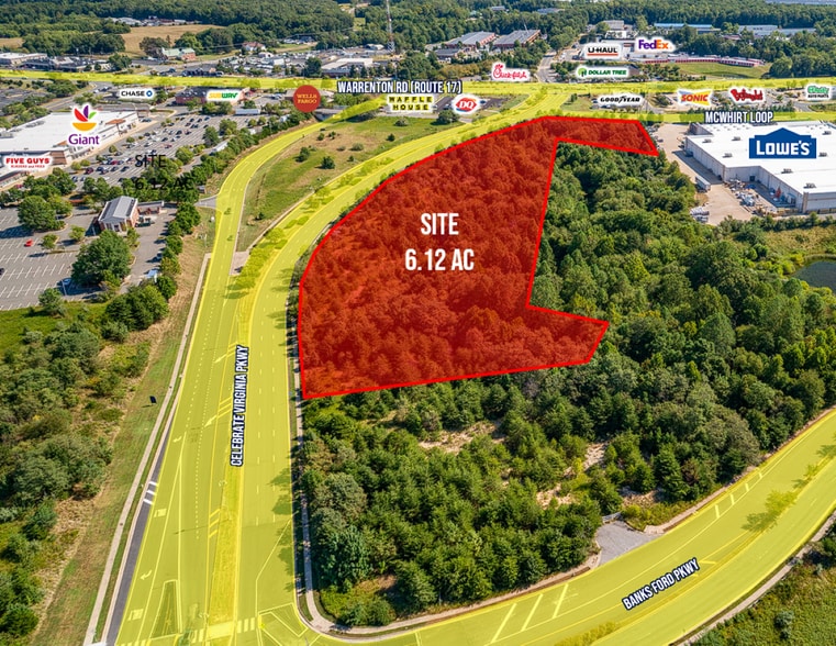 More Photos Of Celebrate Virginia Parkway Pky @ McWhirt Loop, Fredericksburg Land For Sale