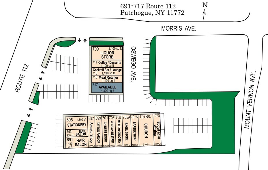 More Photos Of 691-717 Medford Ave, Patchogue Unknown For Lease