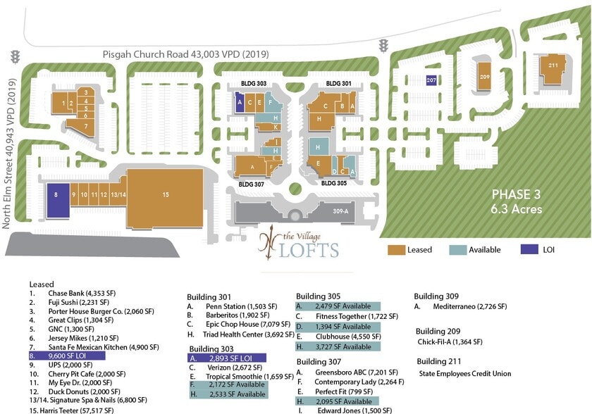 More Photos Of 309 Pisgah Church Rd, Greensboro Unknown For Lease