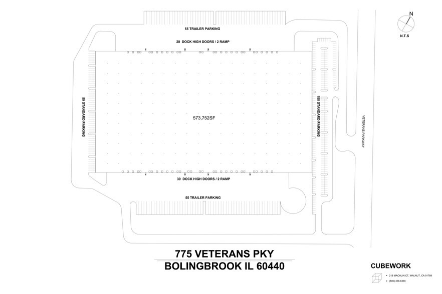 Primary Photo Of 775 Veterans Pky, Bolingbrook Distribution For Lease