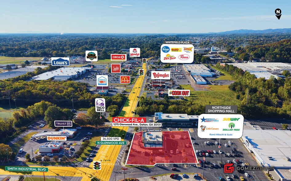 More Photos Of 1275 N Glenwood Ave, Dalton Fast Food For Sale