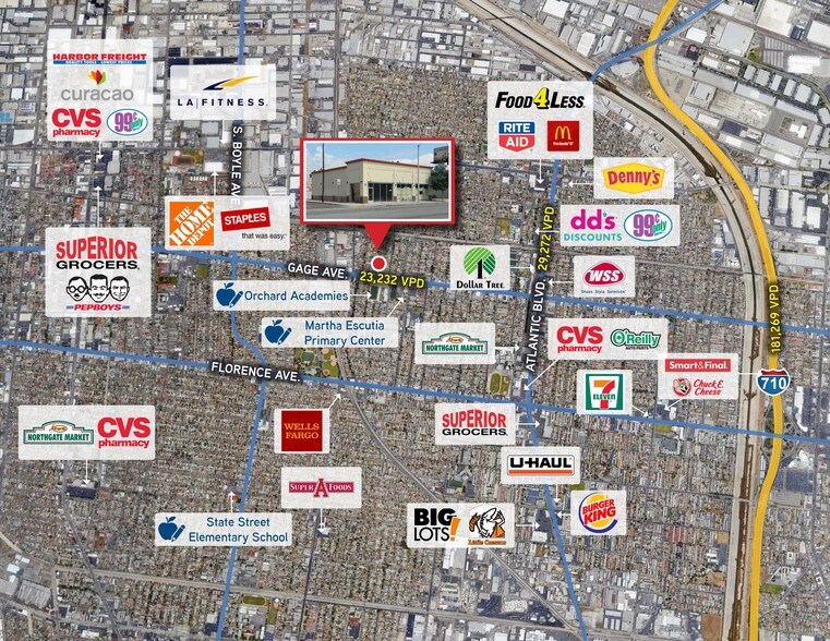 More Photos Of 3613 Gage Ave, Bell Storefront For Sale