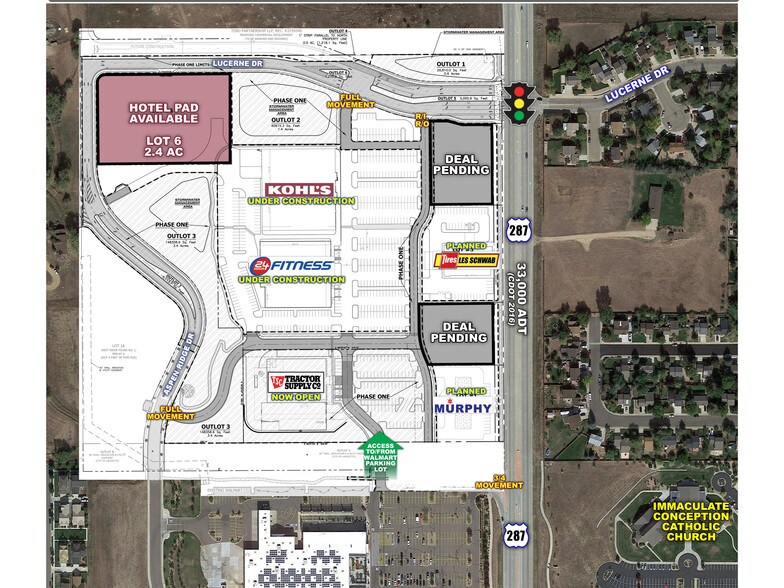 More Photos Of SWC Highway 287 & Lucerne Dr, Lafayette Land For Sale