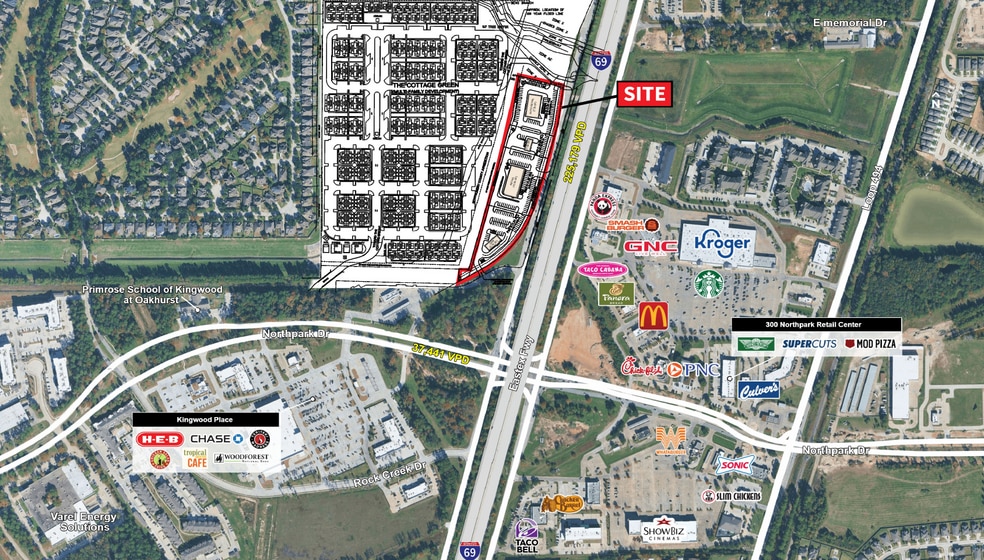 Primary Photo Of NWQ Northpark Dr & US 59, Kingwood Land For Sale