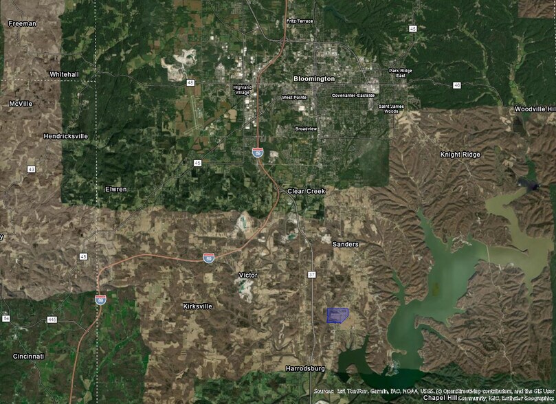 More Photos Of 8680 S Strain Ridge Rd, Bloomington Land For Sale