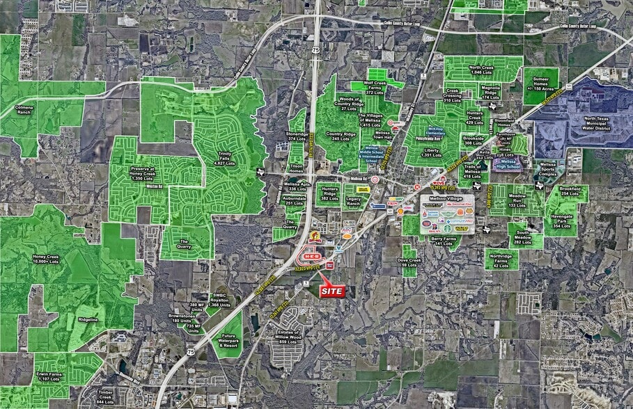 More Photos Of NEC US 75 & SH 121, Melissa Storefront For Lease