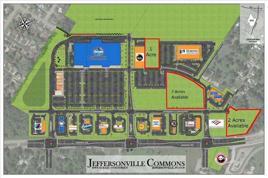 Primary Photo Of 3549 E 10th St, Jeffersonville Land For Lease