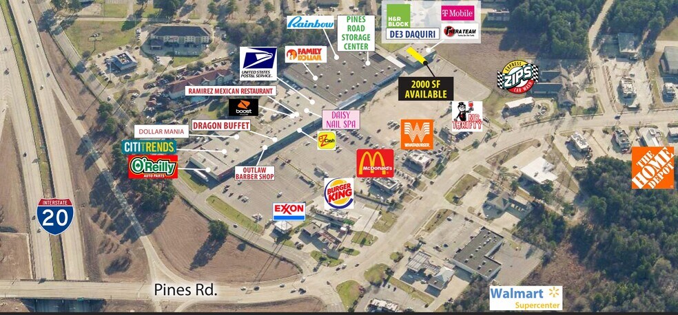 More Photos Of 6723 Pines Rd, Shreveport Freestanding For Lease