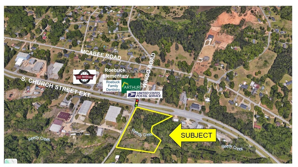 Primary Photo Of South Church Street Extension @ Wingo Road, Roebuck Land For Sale