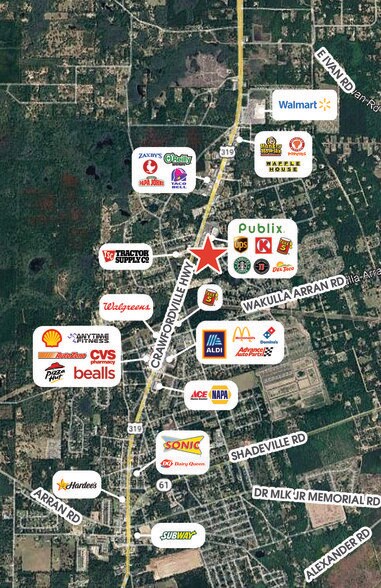 More Photos Of 2427 Crawfordville Hwy, Crawfordville Land For Sale