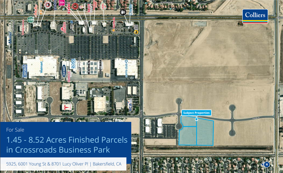 Primary Photo Of Crossroads Business park, Bakersfield Land For Sale