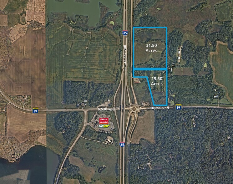 Primary Photo Of NE Interstate 35 @ Highway 19, Northfield Land For Sale