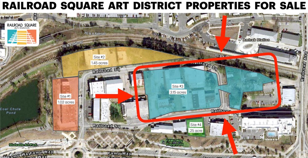 More Photos Of 650 Railroad Sq, Tallahassee Land For Sale
