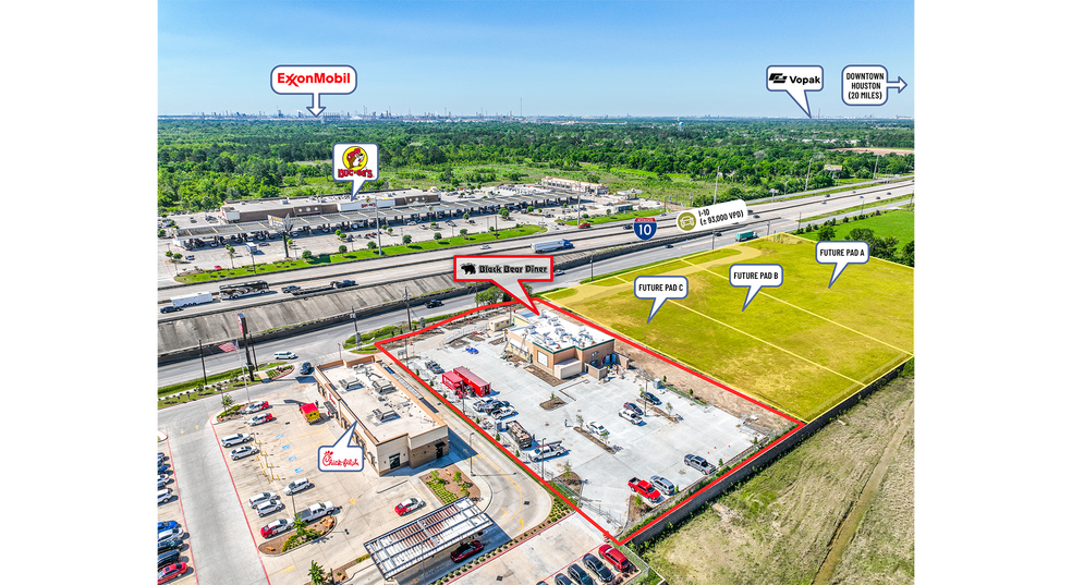 More Photos Of 4021 Interstate 10, Baytown General Retail For Sale