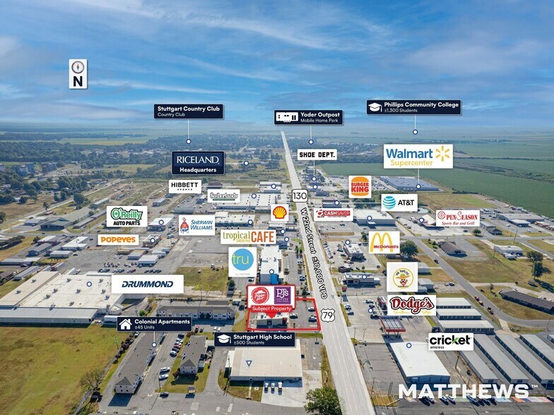 More Photos Of 210 W 22nd St, Stuttgart General Retail For Sale