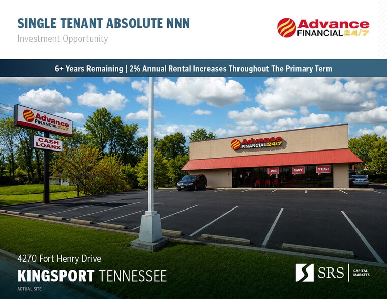 Primary Photo Of 4270 Fort Henry Dr, Kingsport Storefront Retail Office For Sale