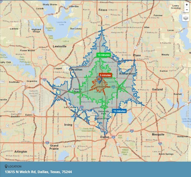 More Photos Of 13615 Welch Rd, Dallas Showroom For Lease