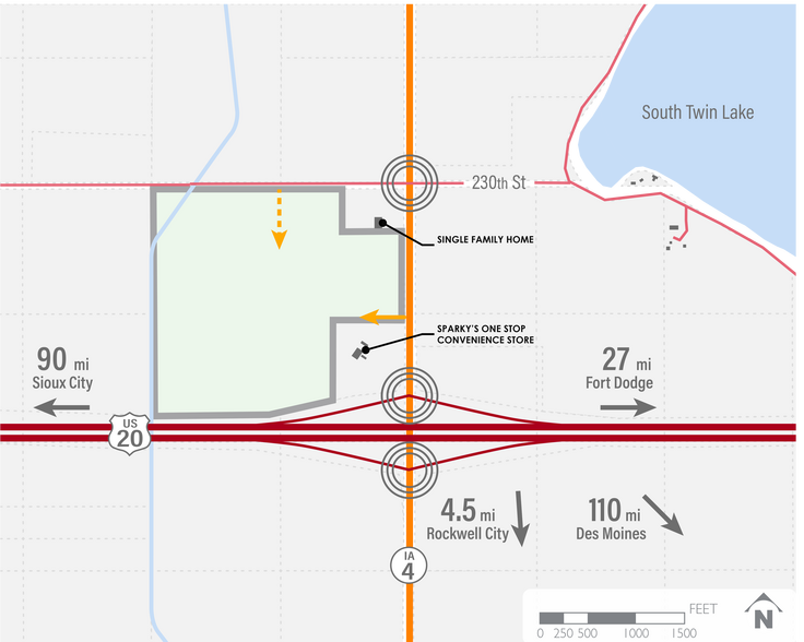 More Photos Of US Hwy 20 and Hwy 4, Rockwell City Land For Sale