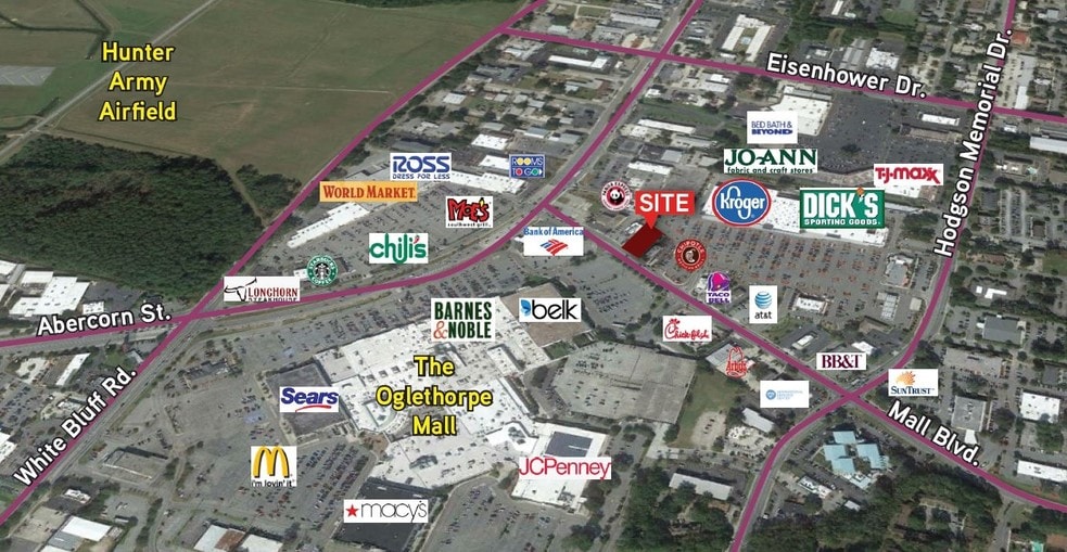 More Photos Of 110 Mall Blvd, Savannah Land For Lease