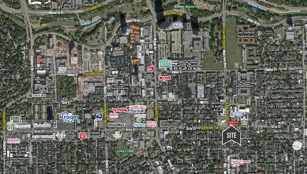 More Photos Of 1000-1020 W Gray St, Houston Unknown For Lease