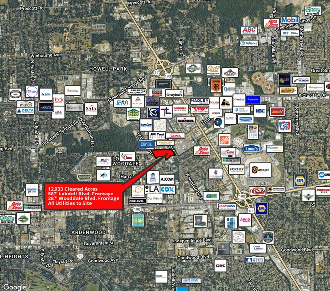 More Photos Of 1400-1500 Wooddale Blvd., Baton Rouge Land For Sale